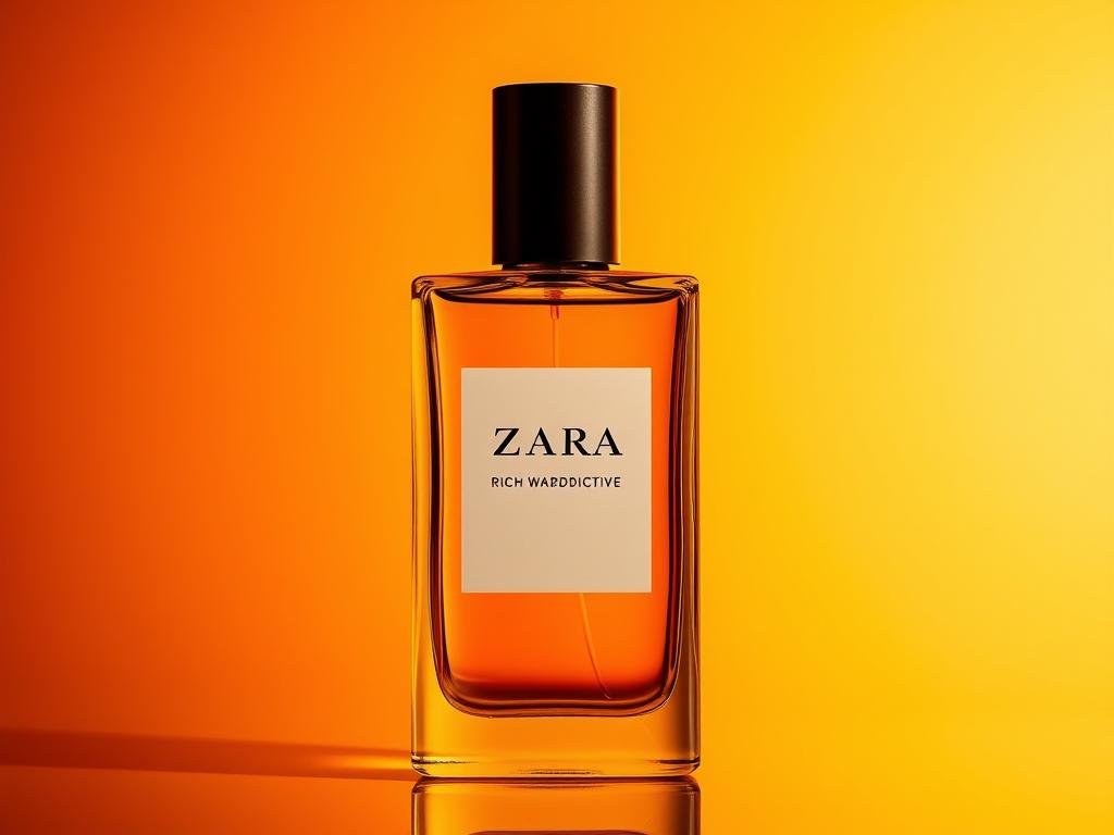 Bottle of Zara Rich Warm Addictive cologne, an affordable alternative to expensive tobacco vanilla fragrances Bottle of Zara Rich Warm Addictive cologne, an affordable alternative to expensive tobacco vanilla fragrances
