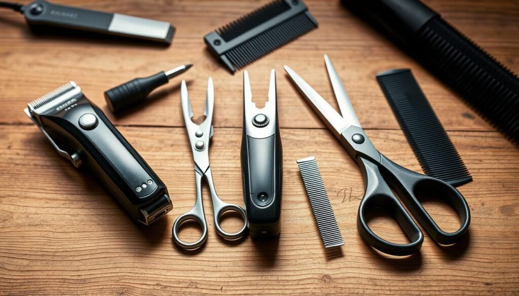 beard trimming tools